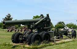 M115 8 Inch Field Howitzer at the US Army Ordnance Museum