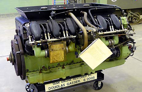Continental AV-1790-5B Air Cooled V12 Tank Engine