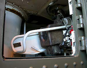 M3A1 Grant Tank main 75mm gun breech at the Canadian War Museum, Ottawa Canada