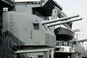 USS New Jersey 5 Inch Turrets