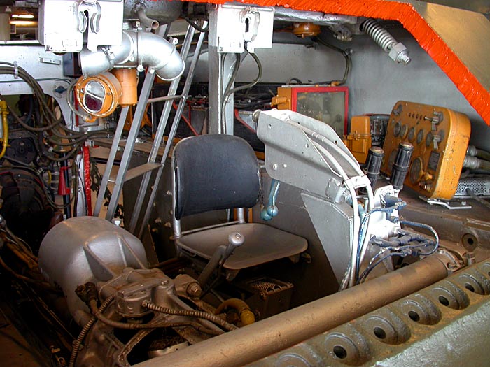 19 Sherman Tank Interior Cutaway Driver Seat