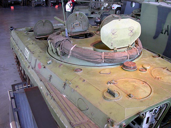 16Soviet BMP-1 Infantry Fighting Vehicle Top View