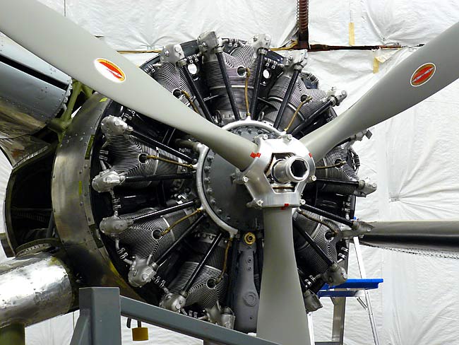 02 Pratt & Whitney R-1340 Radial Engine