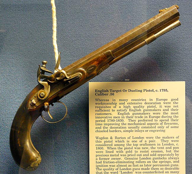 02 English Target Or Dueling Pistol 1795