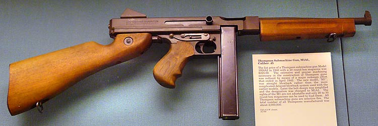 Thompson Submachine Gun. 08 Thompson Submachine Gun