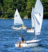 Sailing On Pines Lake