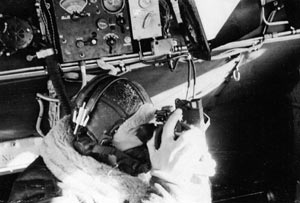 Lt. Bob Swan,  Boeing B-17 Flying Fortress Navigator Takes a Celestial Fix