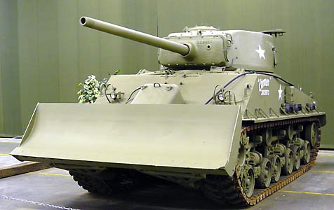 M4A3E8 Sherman Bulldozer Tank