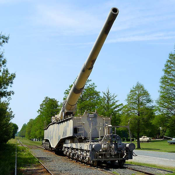 German WWII Railway Gun Anzio Annie, Leopold