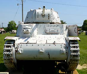 Italian Fiat M13/40 Tank Front View