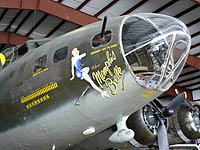 B-17 Flying Fortress at the Air Mobility Command Museum