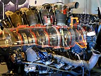 Pratt & Whitney R-4360 Radial Engine Cutaway