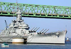 Battleship USS Massachusetts