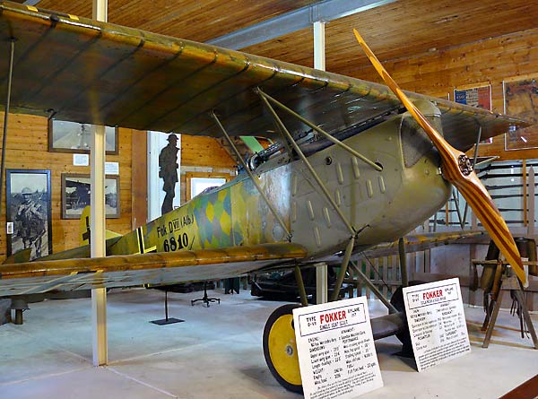 Fokker D VII at the Brome County Historical Society Museum