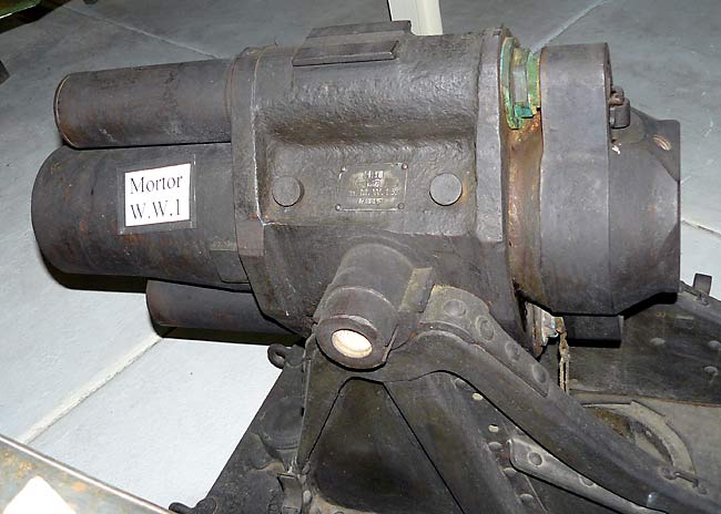 14 German 25cm schwerer Minenwerfer WWI Mortar