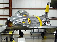 F-86 Sabre Jet at the New England Air Museum