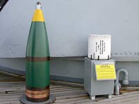 Sixteen Inch Naval Shell and Powder Charge