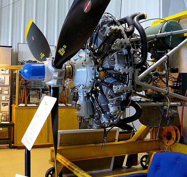 10 Wright Cyclone R-1820 Radial Engine