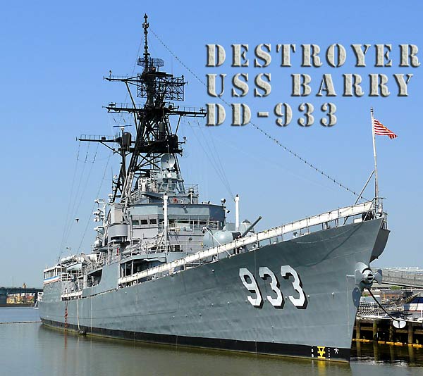 USS Barry at the US Navy Museum