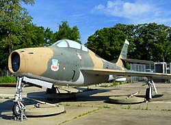 Republic F-84F Thunderstreak at the Cradle of Aviation Museum