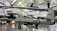 Republic F-84 Thunderjet at the USAF Museum in Dayton, OH