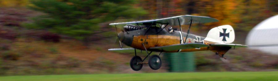 Albatros DVa Biplane at the Old Rhinebeck Aerodrome