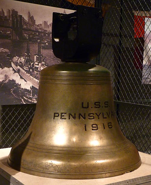13 USS Pennsylvania Ship's Bell