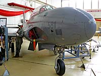 Canadair CT133 Silver Star at the Canadian Air & Space Museum