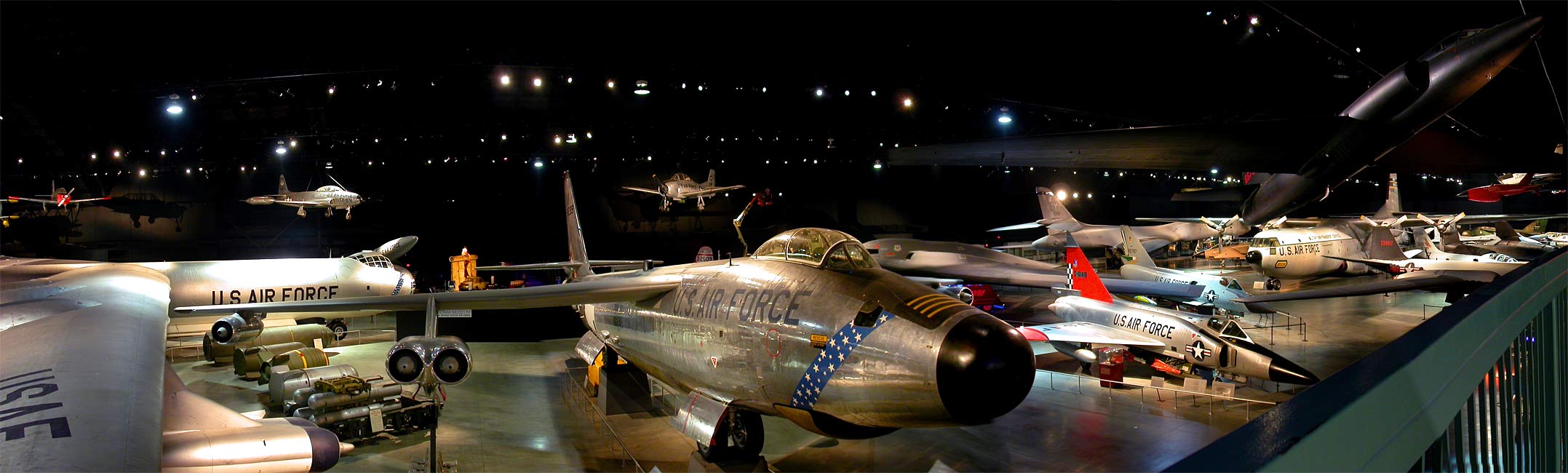 US Air Force Museum Cold War Gallery Panorama Photo