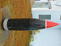 Sixteen Inch Naval Shell and Powder Charge