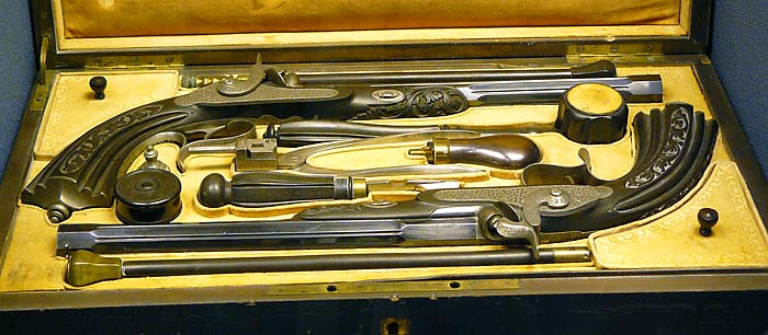 21 French Le Faucheux Target Dueling Pistols 1850
