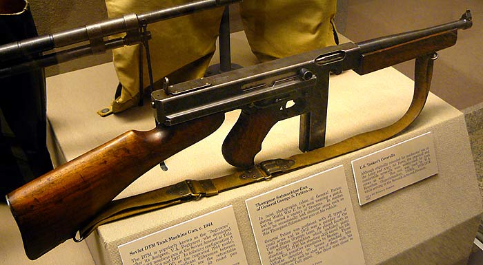 14 Pattons' Thompson Submachine Gun