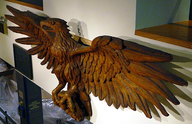 28 Captured Nazi Eagle Carving