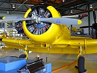 North American Harvard at the Vintage Wings of Canada Museum
