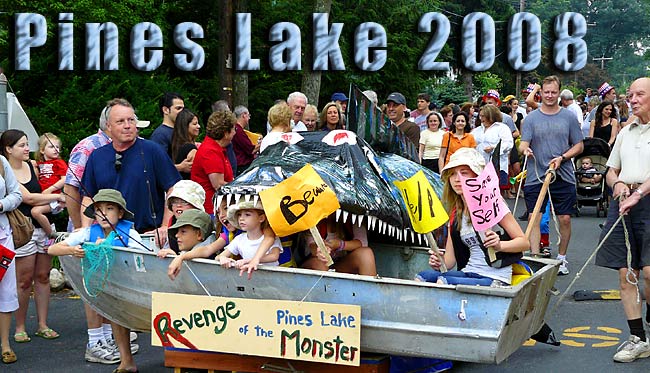 Pines Lake Parade Winning Float