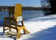 West Beach at Pines Lake, NJ