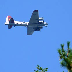 Boeing B-17 Overflying Pines Lake, NJ