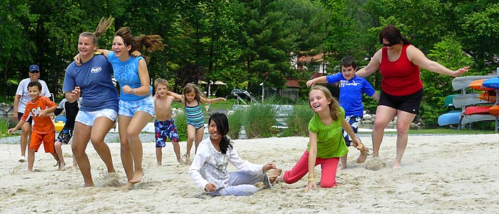 3 Legged race at Pines Lake, NJ