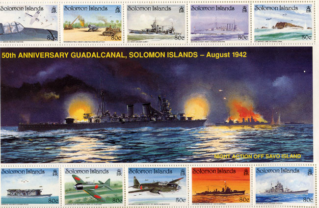 Guadalcanal Stamps