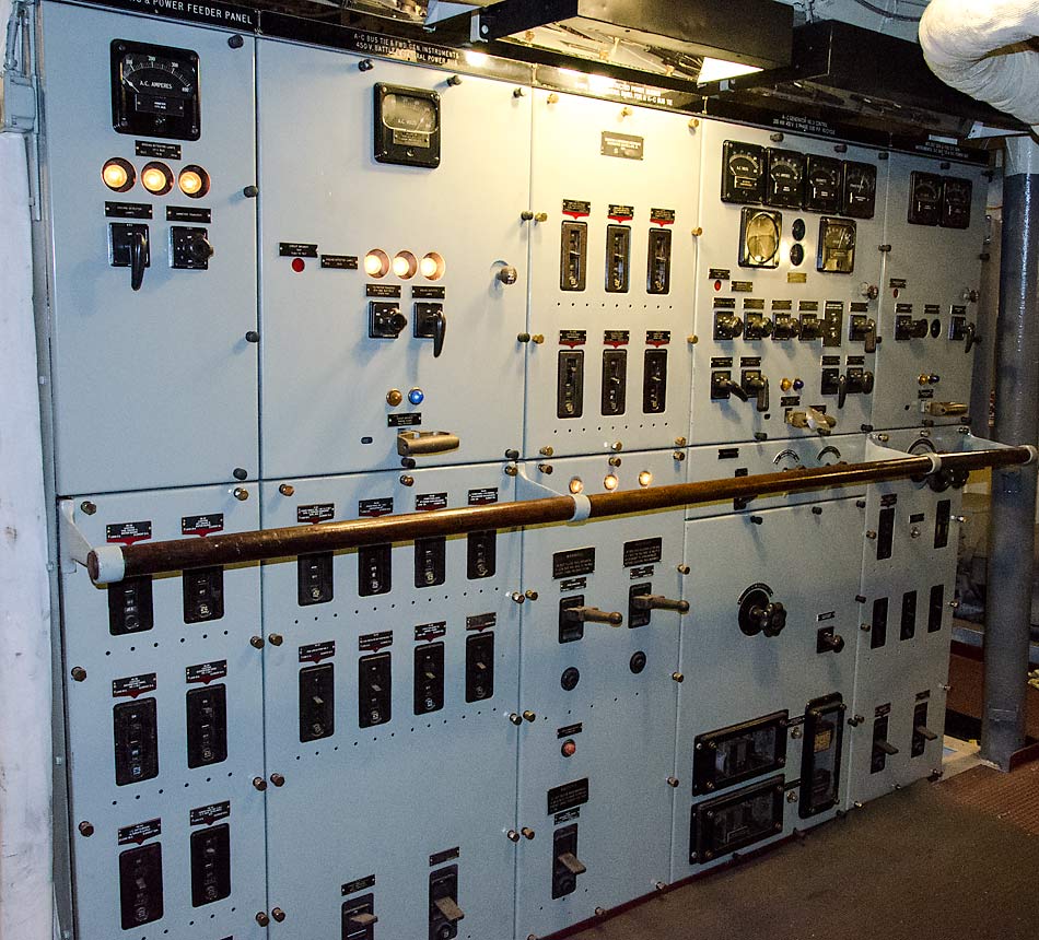 73Restored Ships power and lighting switchboard in B-3