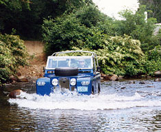 Land Rovers and Land Rover Rallies
