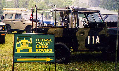 Ottawa Valley Land Rovers rally