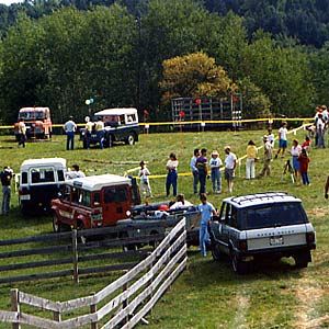 Blind Folded Rovers North obstacle course