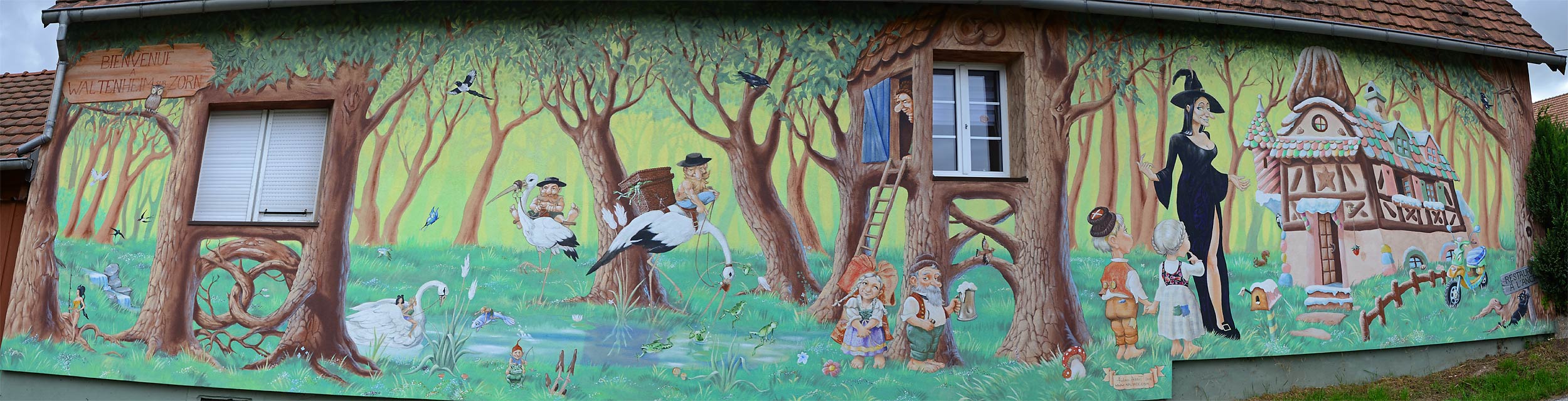 08GrimmFairytaleMural