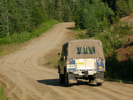 IIA Land Rover on NH Logging Roads