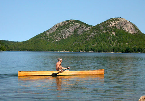 09CanoeOnJordandPond