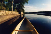 Canoeing, kayaking, and images of Pines Lake